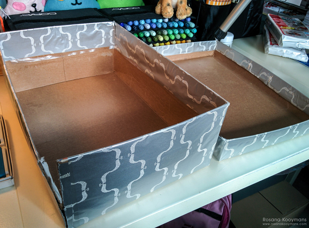 DIY Decorating an old shoe box Rosana Kooymans Art