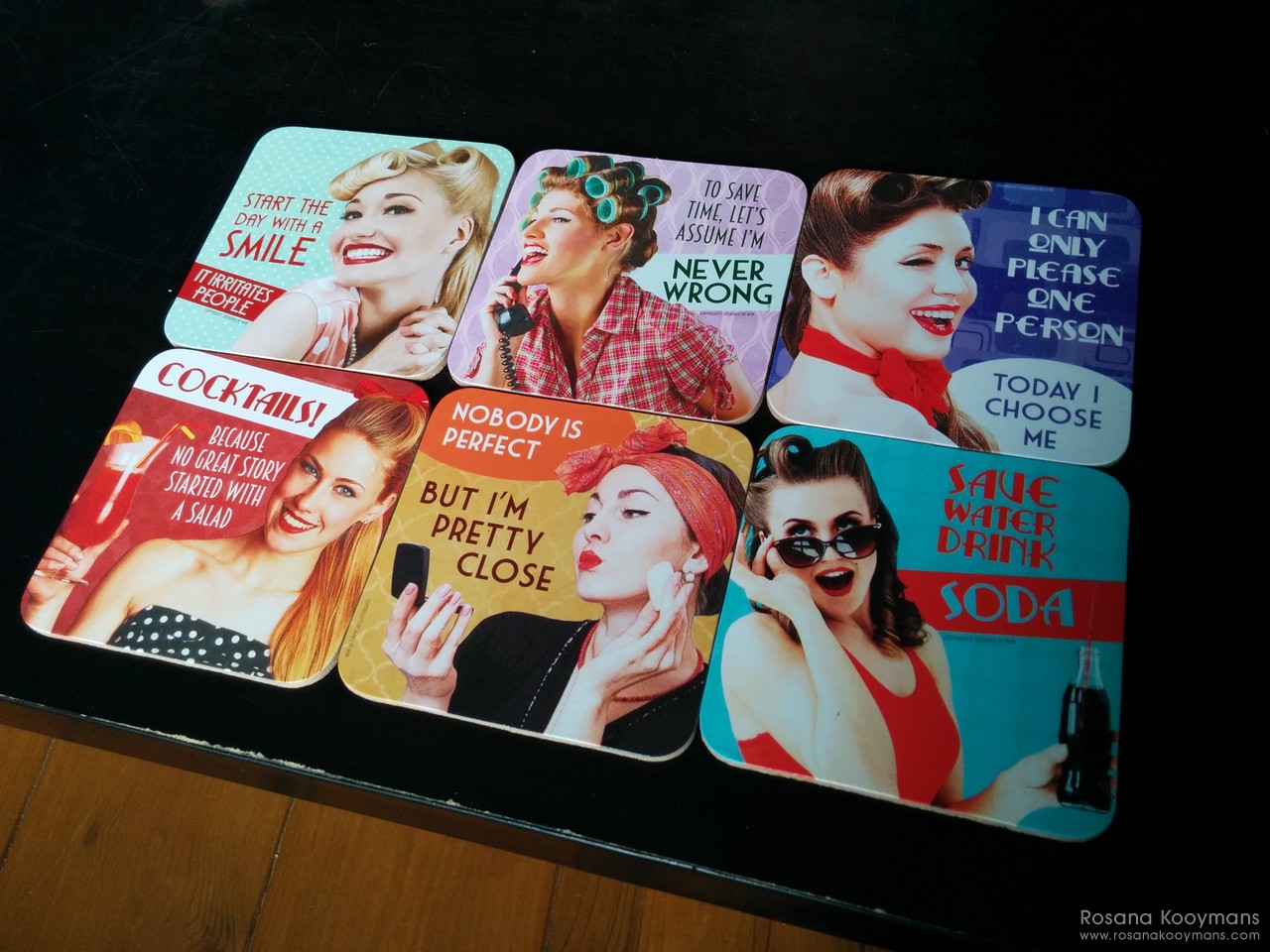 Retro coasters 365 - April 13, 2017: Retro coasters snarky witty funny pinup