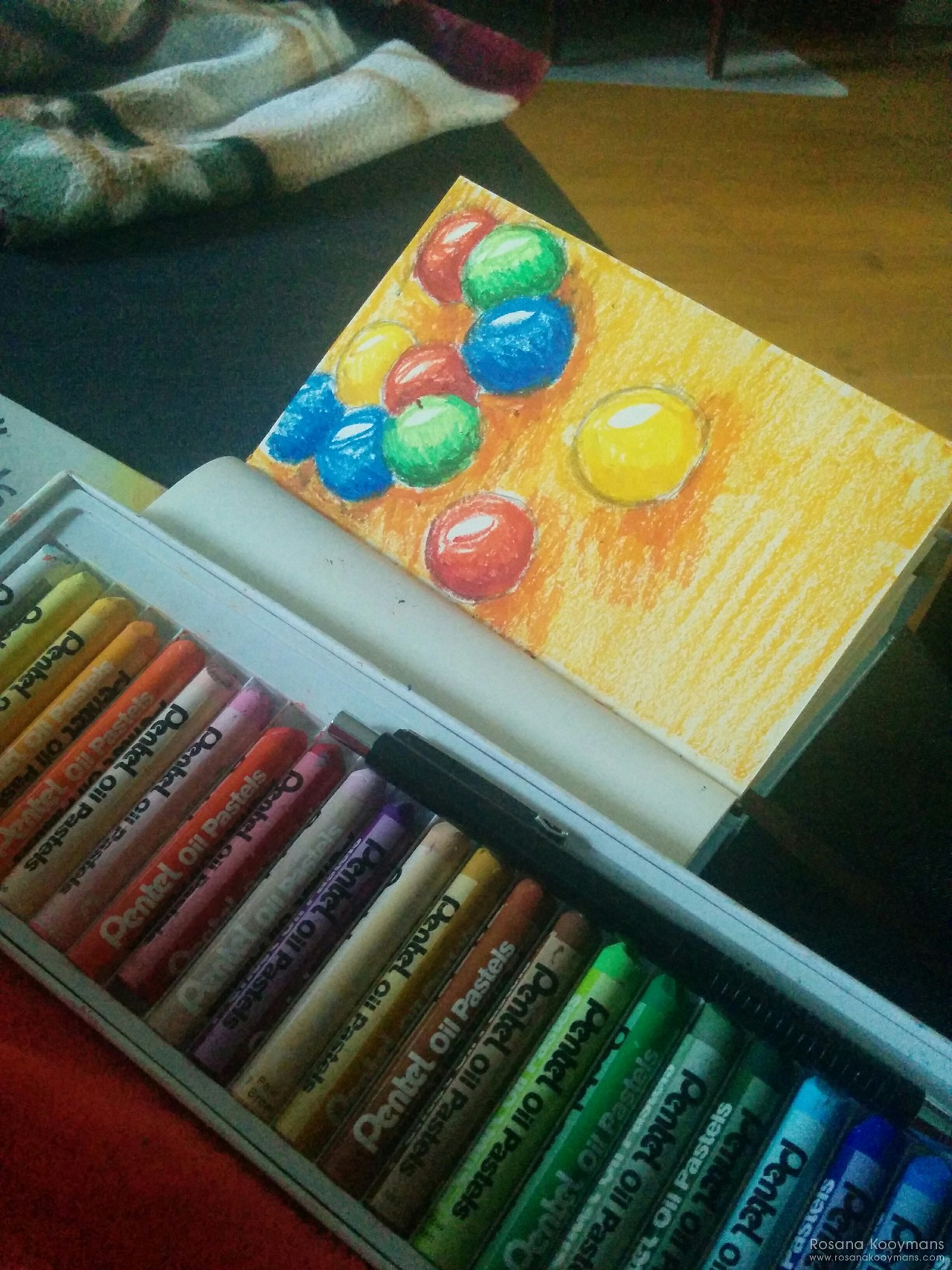 Playing with pastels 365 - April 14, 2017: Playing with pastels
