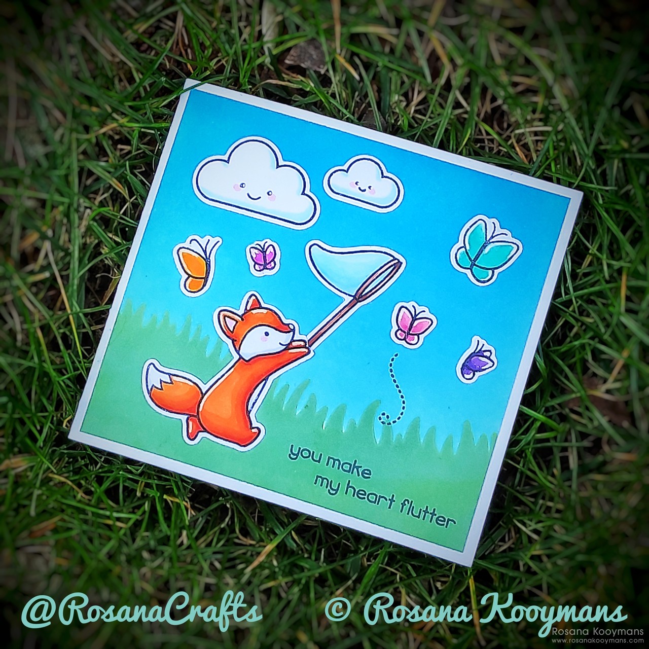 Fluttering By Card Fluttering By Card by Rosana Kooymans
